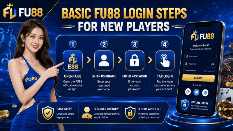 Basic FU88 Login Steps for New Players