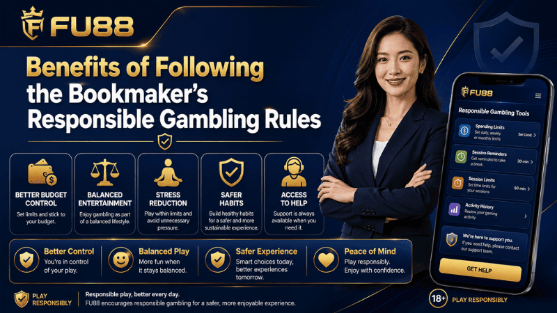 Benefits of Following the Bookmaker’s Responsible Gambling Rules