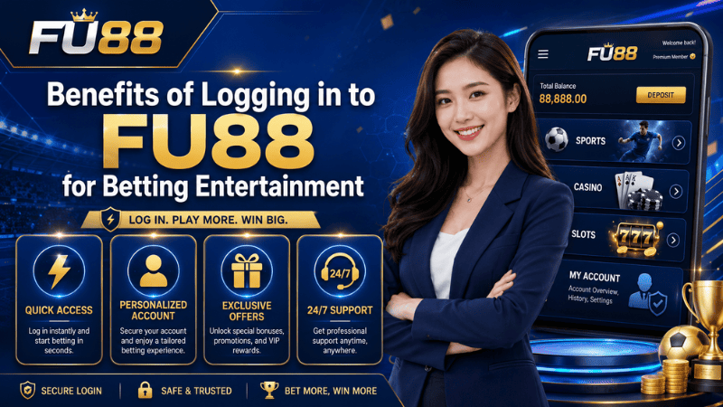 Benefits of Logging in to FU88 for Betting Entertainment