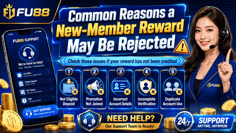 Common Reasons a New-Member Reward May Be Rejected