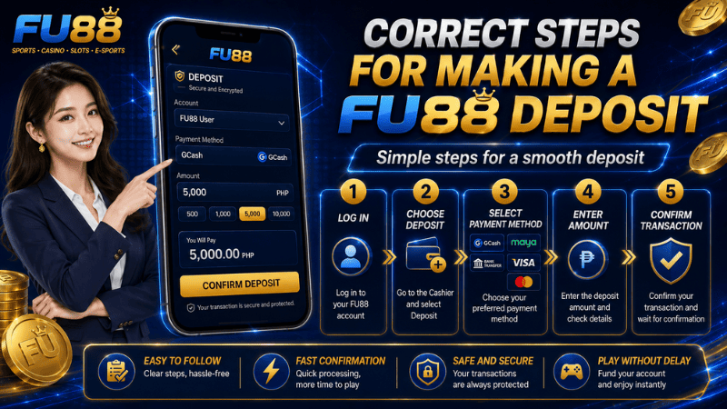Correct Steps for Making a FU88 Deposit