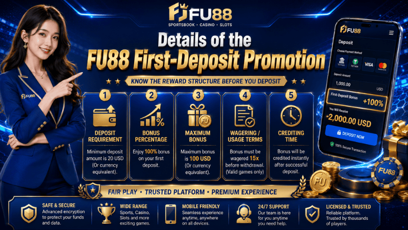 Details of the FU88 First-Deposit Promotion