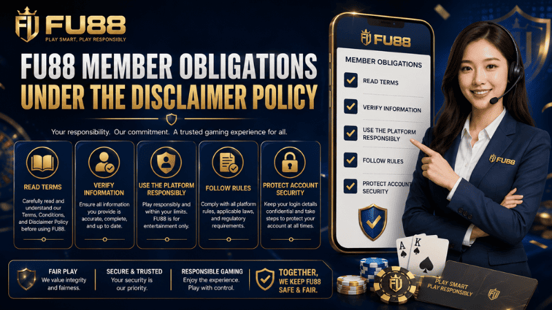 FU88 Members’ Obligations Under the Disclaimer Policy