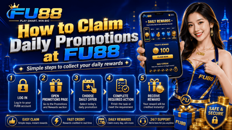 How to Claim Daily Promotions at FU88