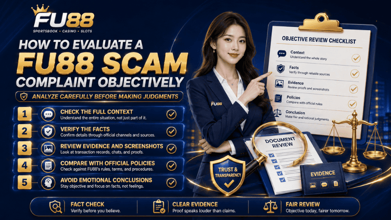 How to Evaluate a FU88 Scam Complaint Objectively