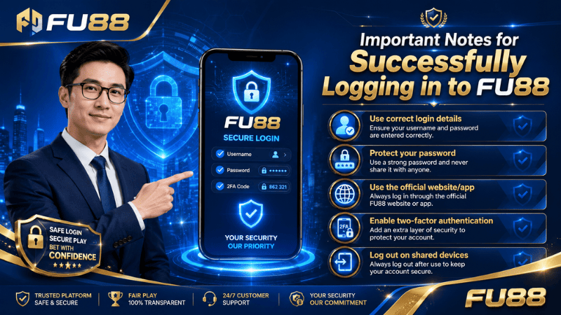 Important Notes for Successfully Logging in to FU88