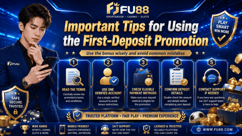 Important Tips for Using the First-Deposit Promotion