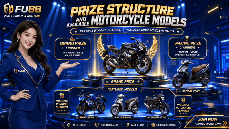 Prize Structure and Available Motorcycle Models