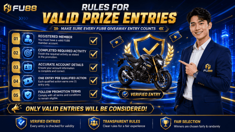 Rules for Valid Prize Entries