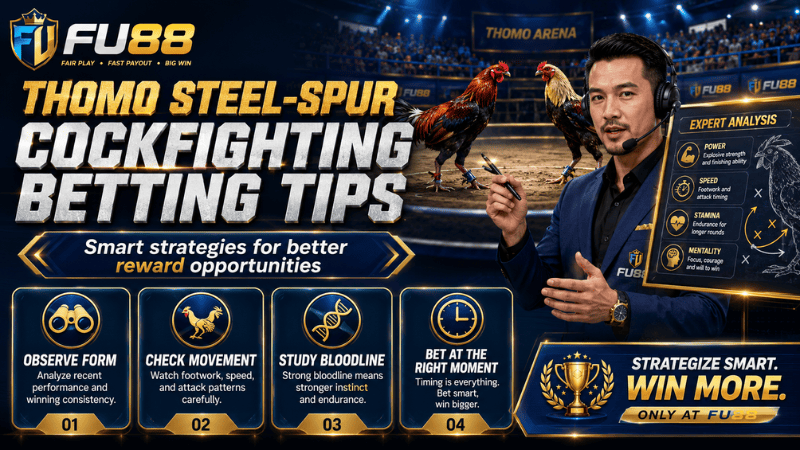 Thomo Steel-Spur Cockfighting Betting Tips for Better Reward Opportunities