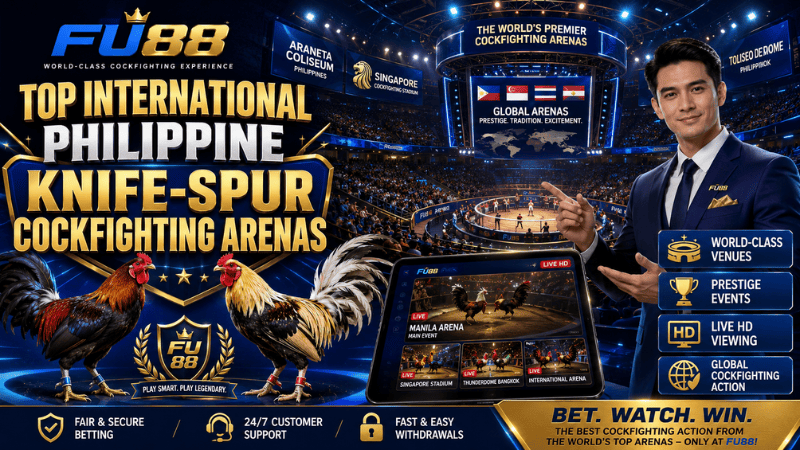 Top International Philippine Knife-Spur Cockfighting Arenas