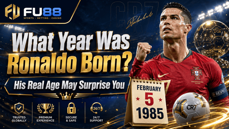 What Year Was Ronaldo Born? His Real Age May Surprise You