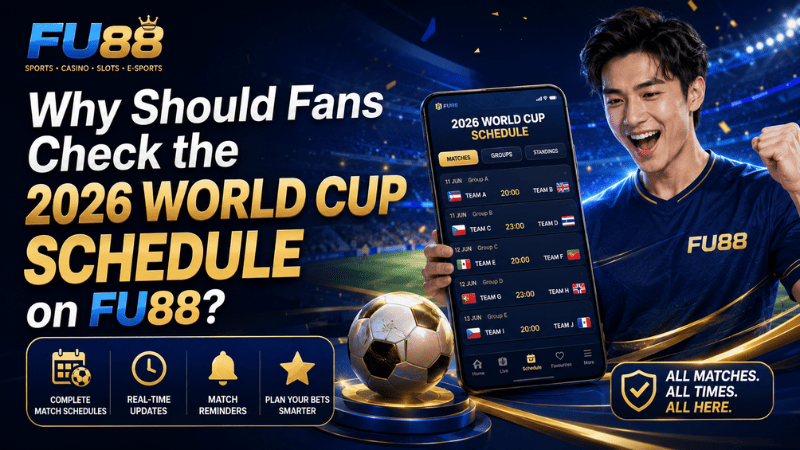Why Should Fans Check the 2026 World Cup Schedule on FU88?